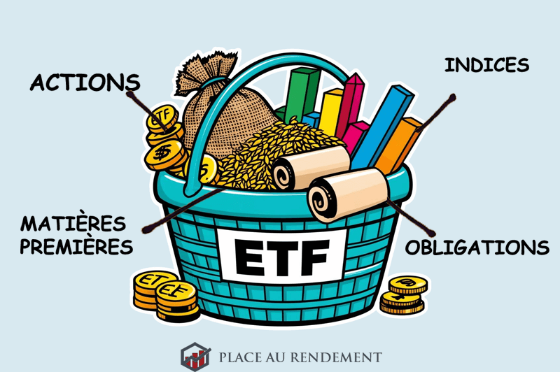 ETF expliqués simplement : le guide pour débuter (2026)